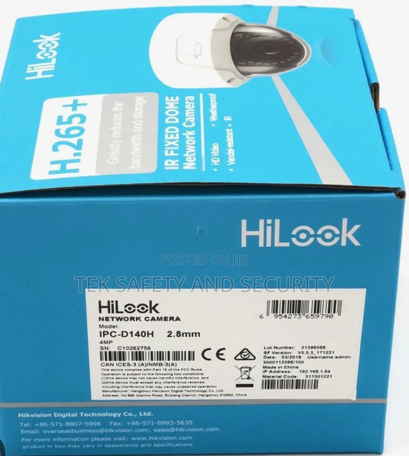 Dome Fixed 4mp Hilook (Hikvision)