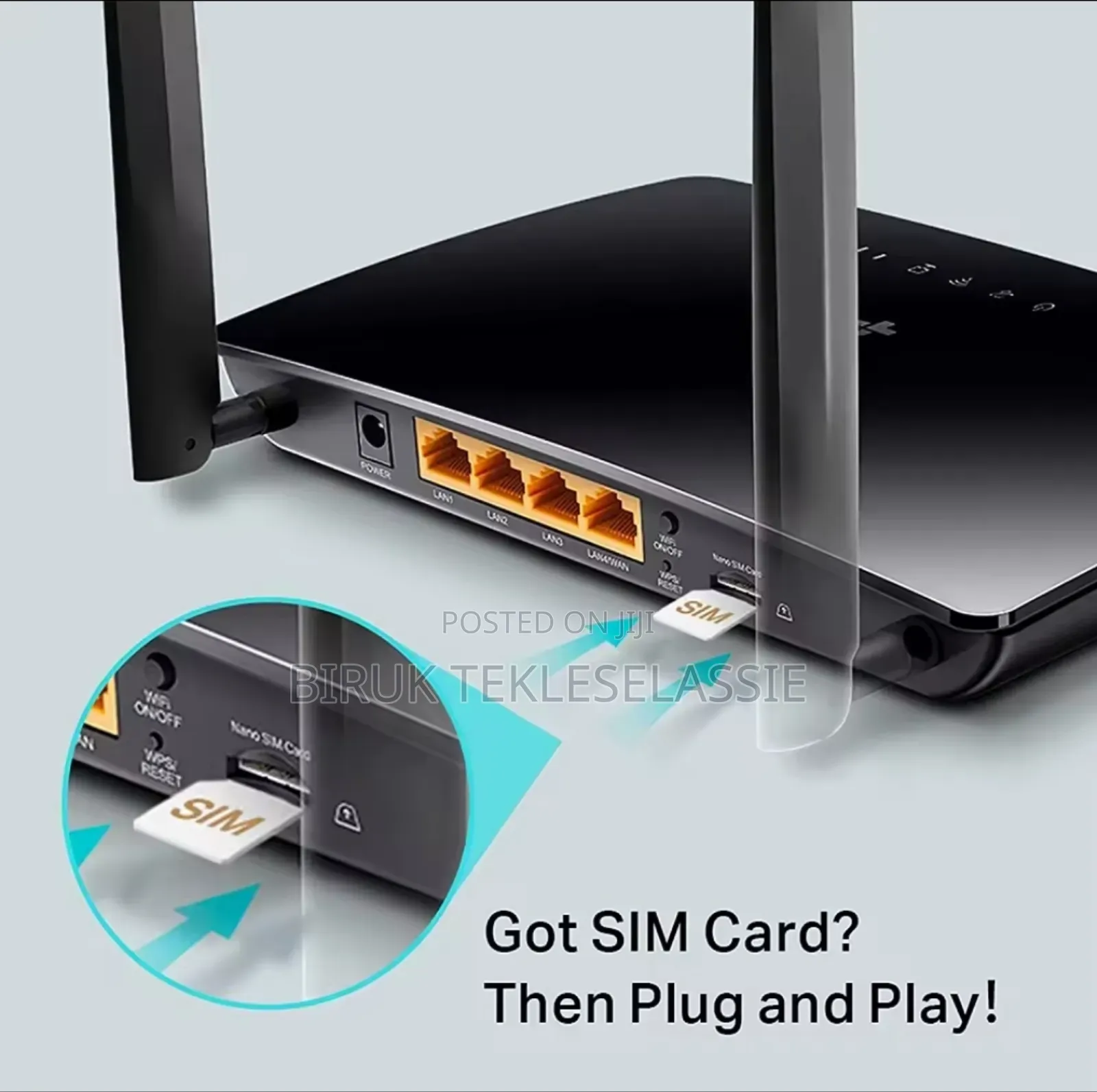 Tplink Sim Mr6400 4g Lte Router (3g/4g Sim Support) Tp-Link