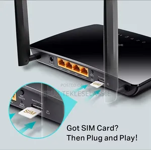 Tplink Sim Mr6400 4g Lte Router (3g/4g Sim Support) Tp-Link