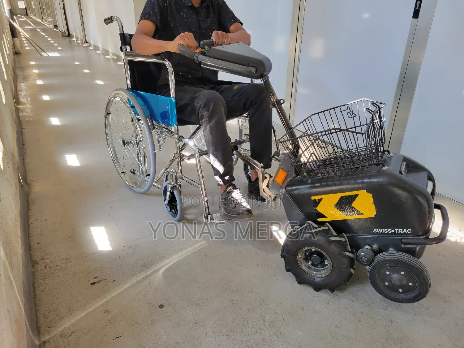 Electrical Wheelchair, ዊልቼር You Can Control the Swiss-Trac
