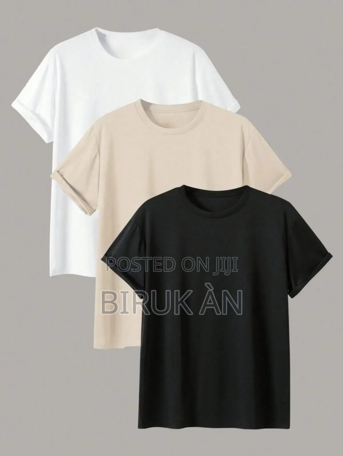 Men's Summer Solid Color Casual Short Sleeve T-Shirts