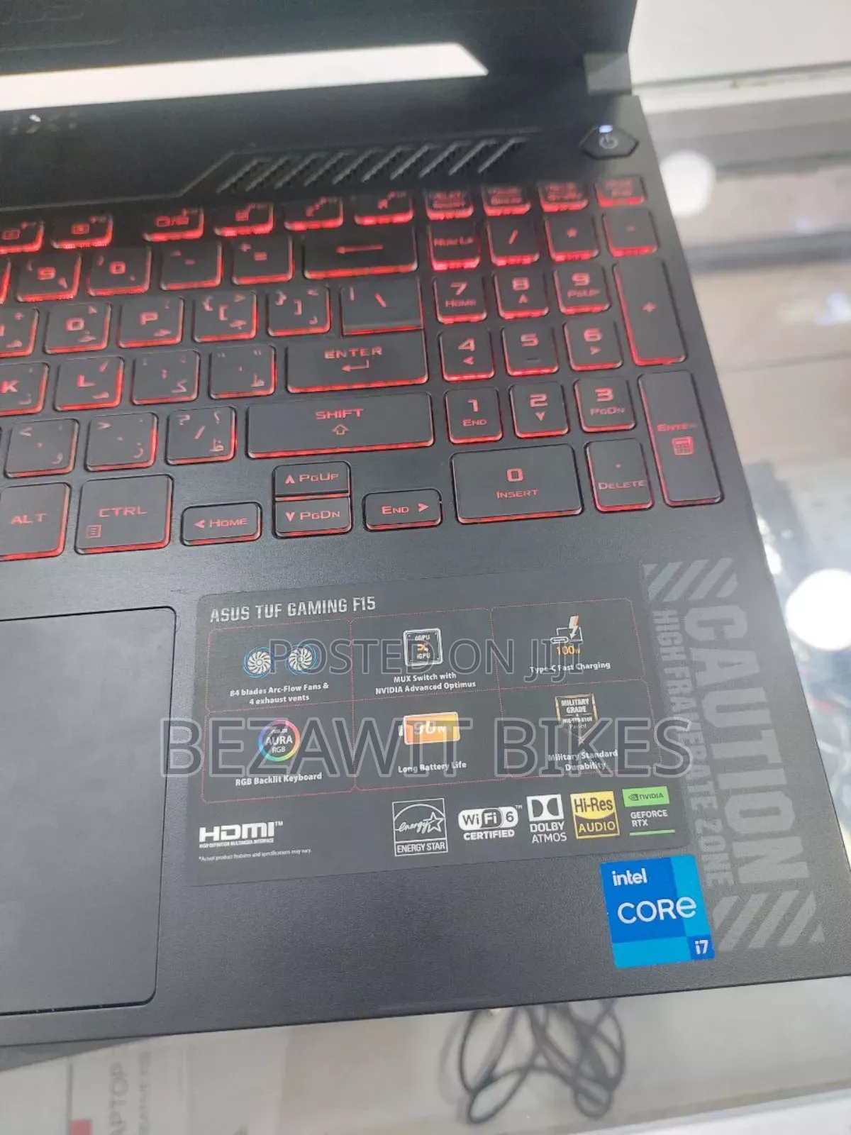 New Laptop Asus TUF Gaming A15 16GB Intel Core I7 SSD 1T