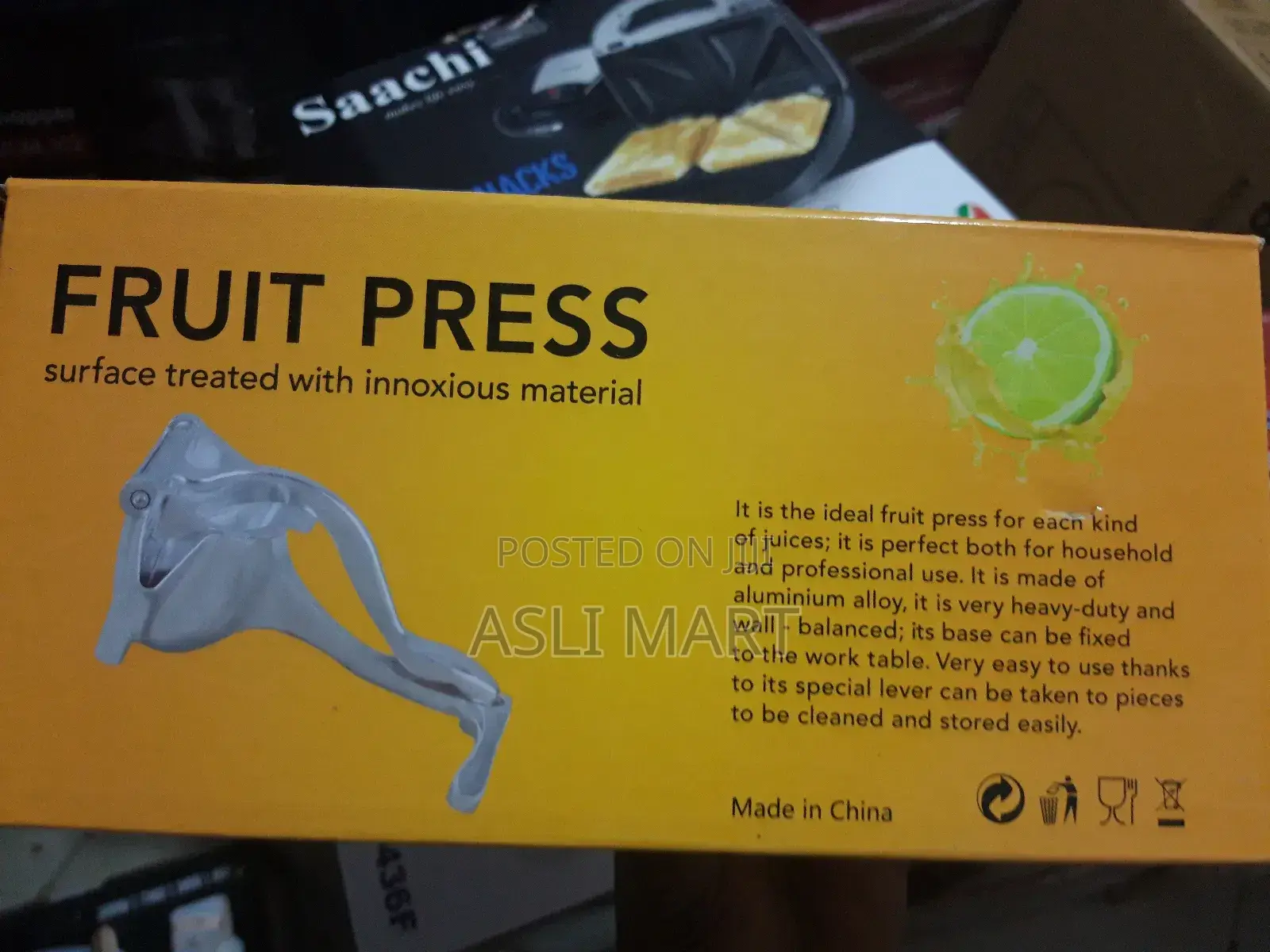 Manual Hand Press Fruit Juicer