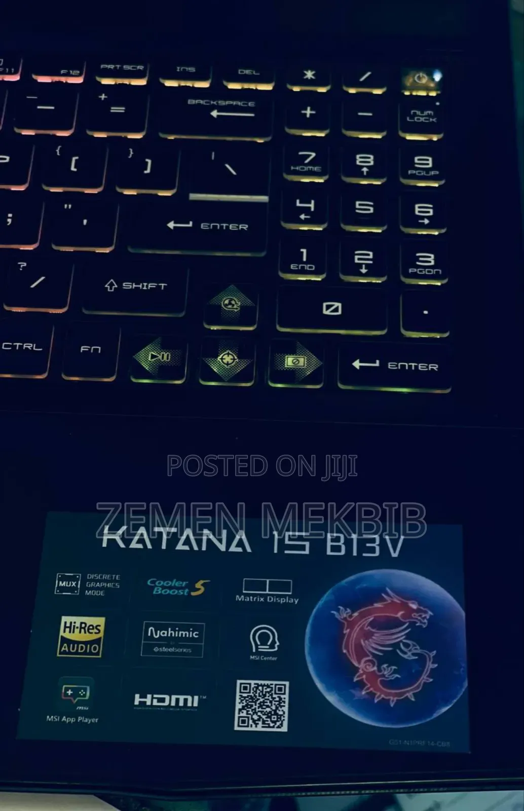 New Laptop MSI GF63 16GB Intel Core I7 SSD 1T