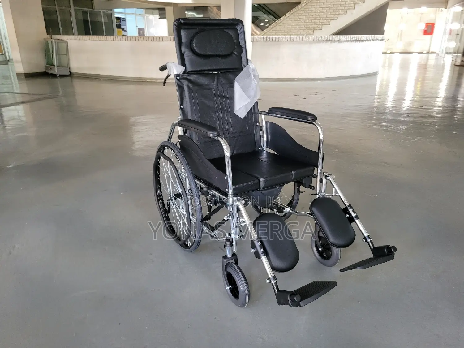 Reclining Commode Wheelchair 料ዊልቼር{Rios}Hygienic 峨wheelchair