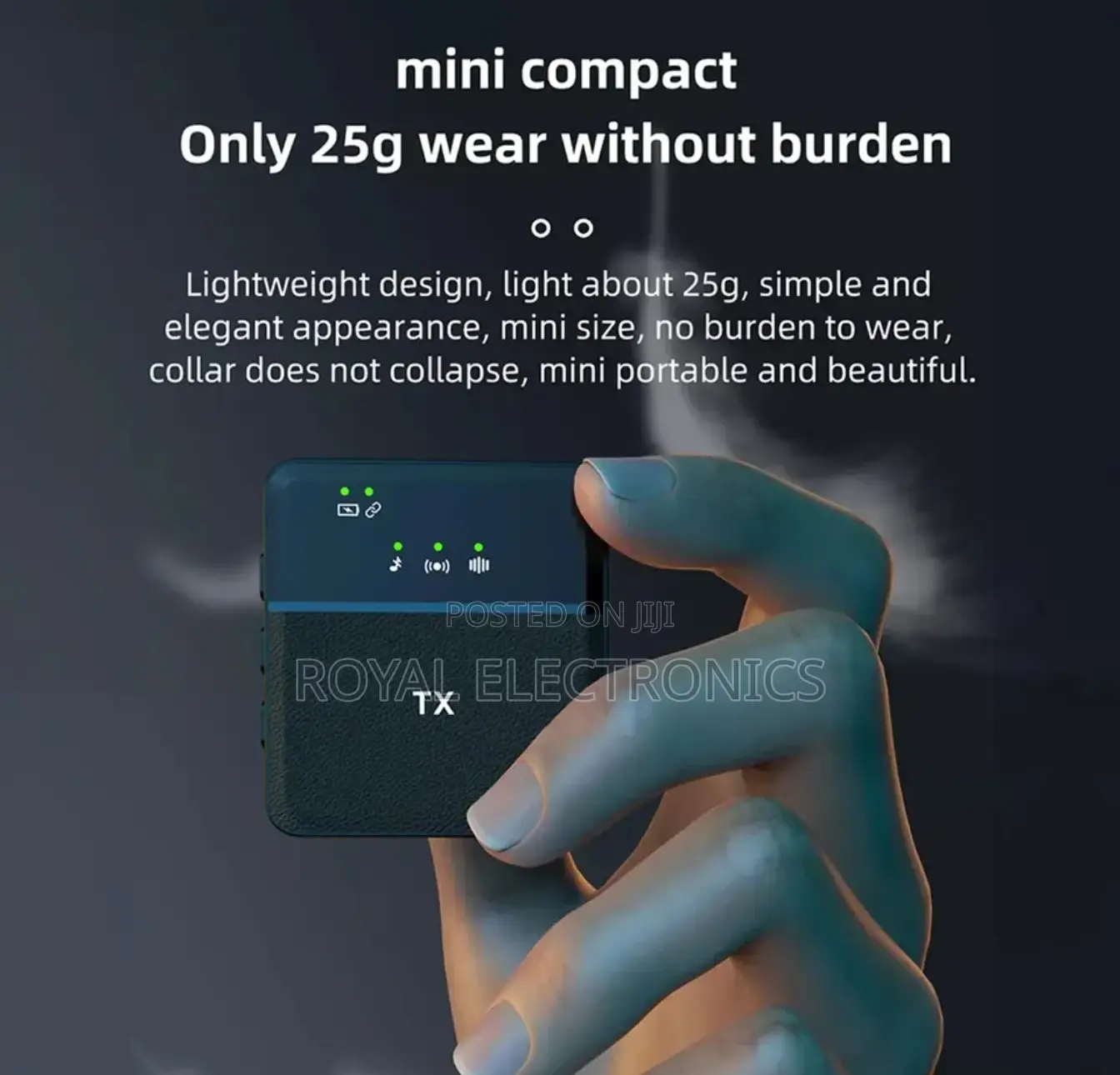 Original SX9 Smart Noise Reduction Clip on Microphone