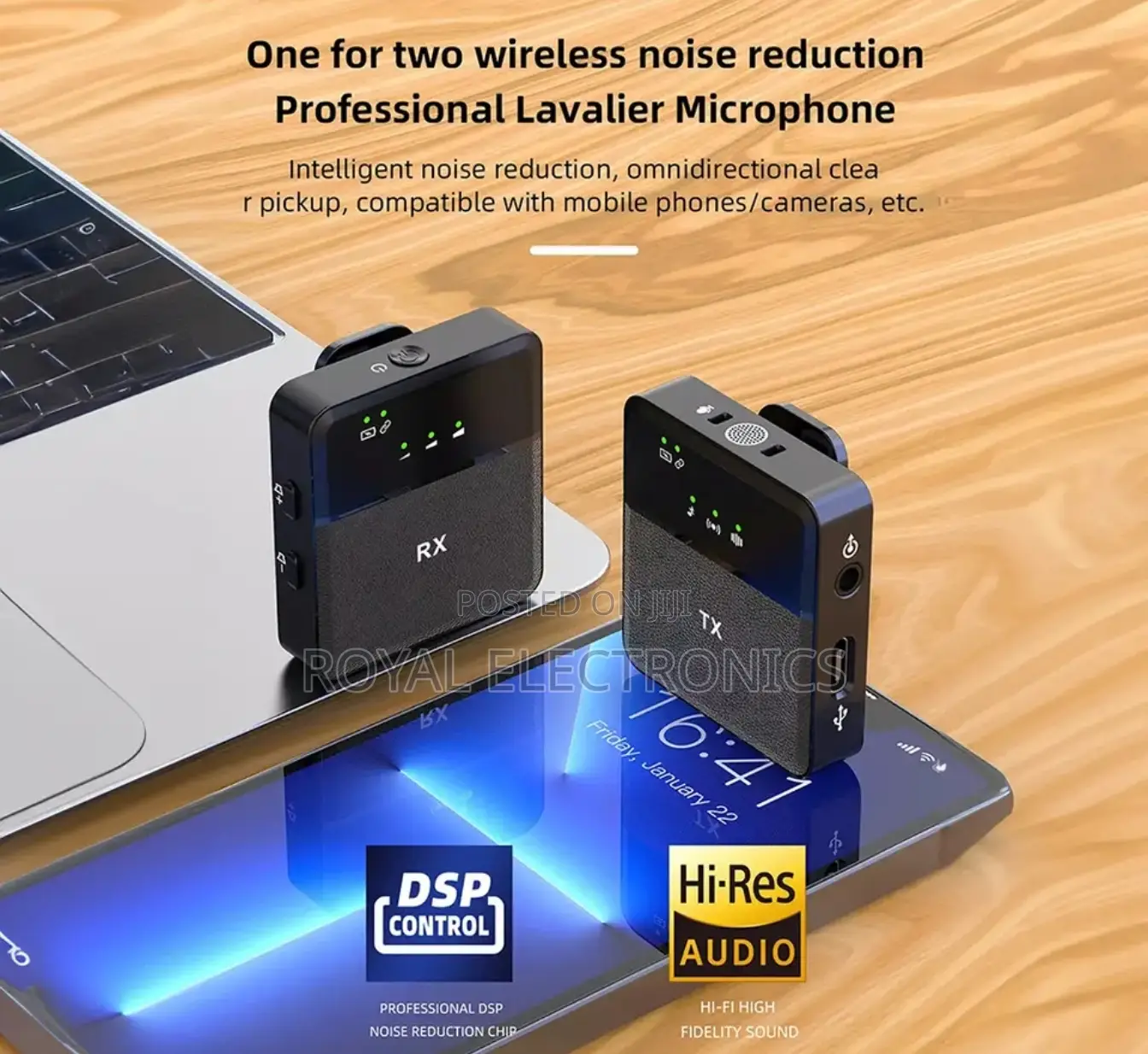 Original SX9 Smart Noise Reduction Clip on Microphone