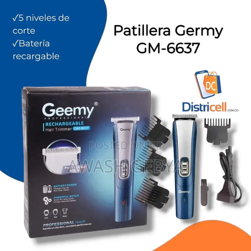 Geemy Professional Rechargable Hair Trimmer