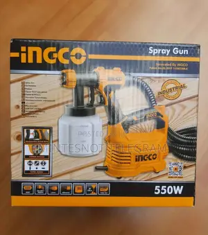 Ingco Spray Gun Compressor ቀለም መቀቢያ