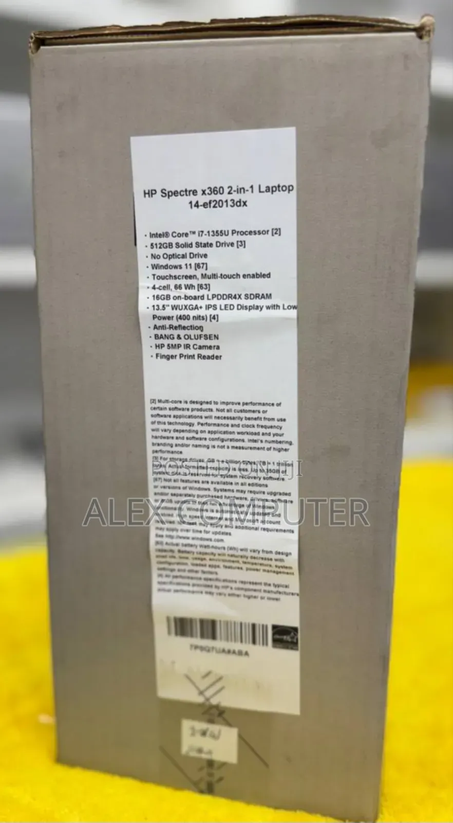 New Laptop HP Spectre X360 16GB Intel Core I7 SSD 1T