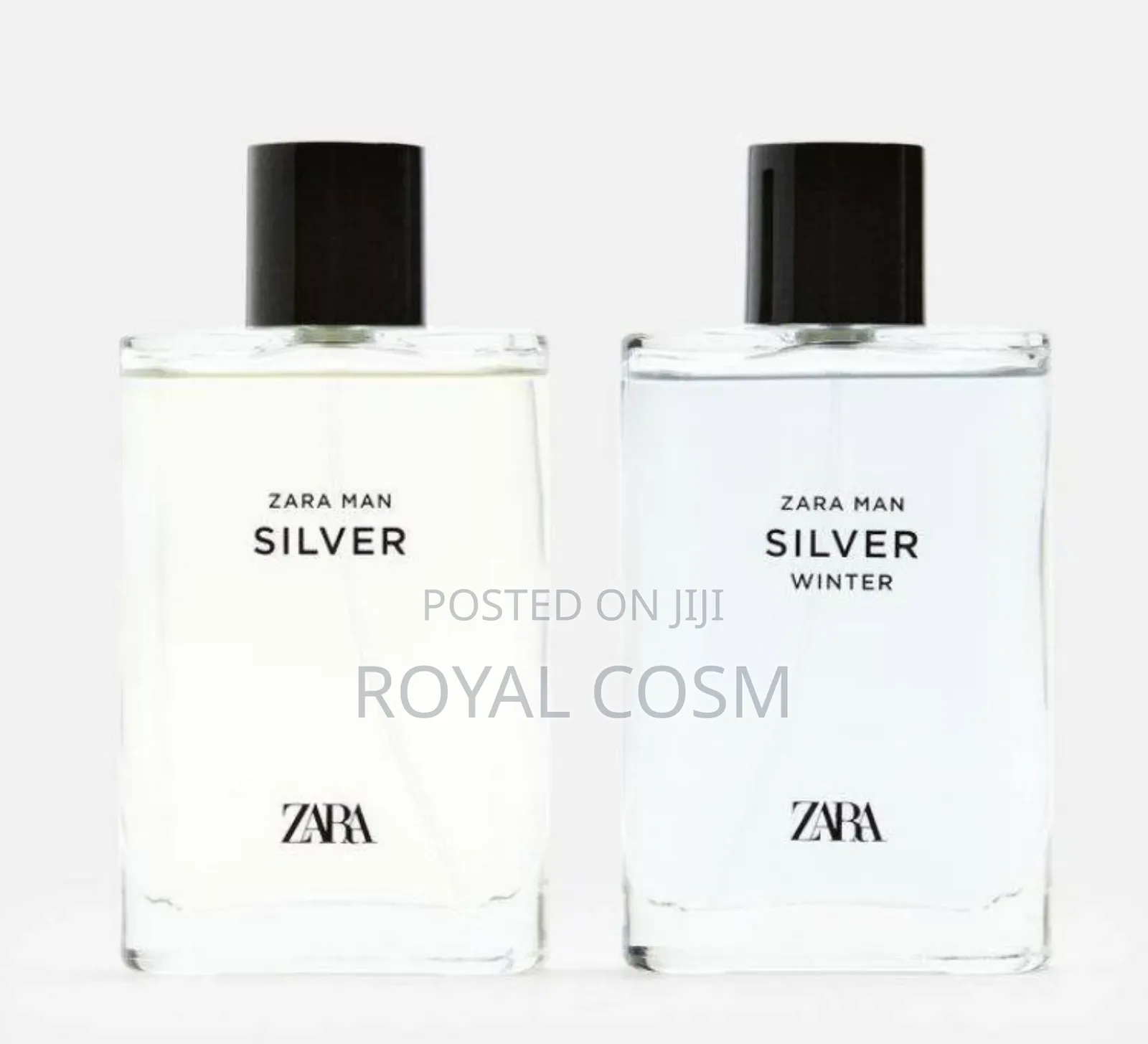 Zara Man Silver and Silver Winter Duo Perfume