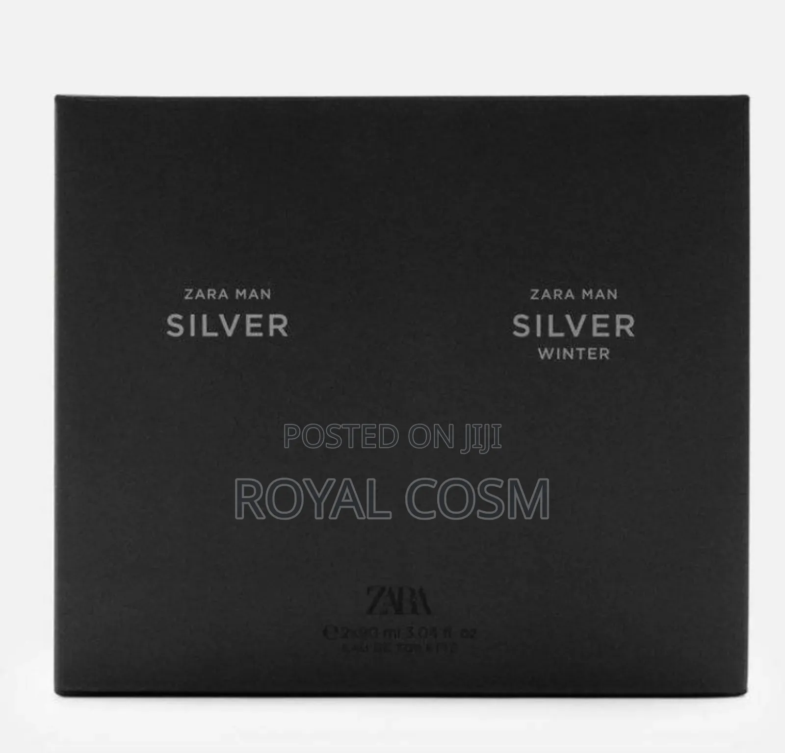 Zara Man Silver and Silver Winter Duo Perfume