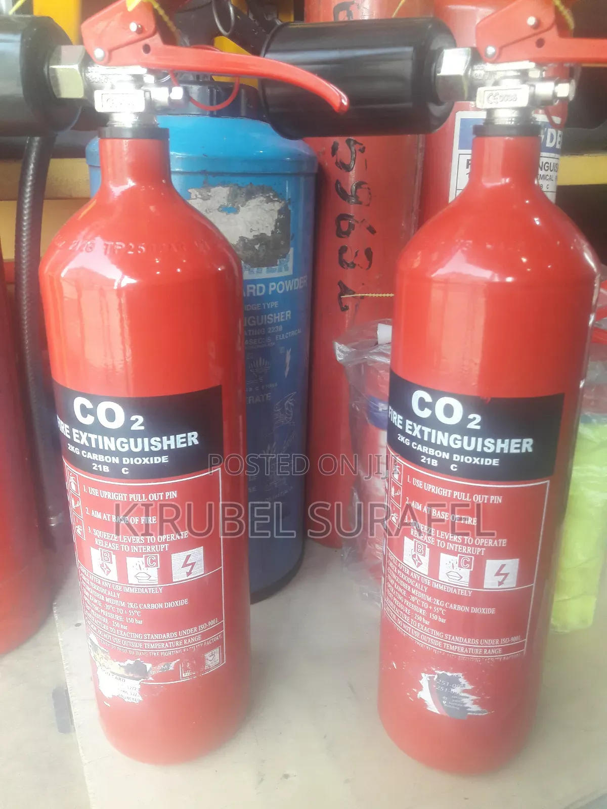 የእሳት ማጥፊያ
Co2 (Carbondioxide)