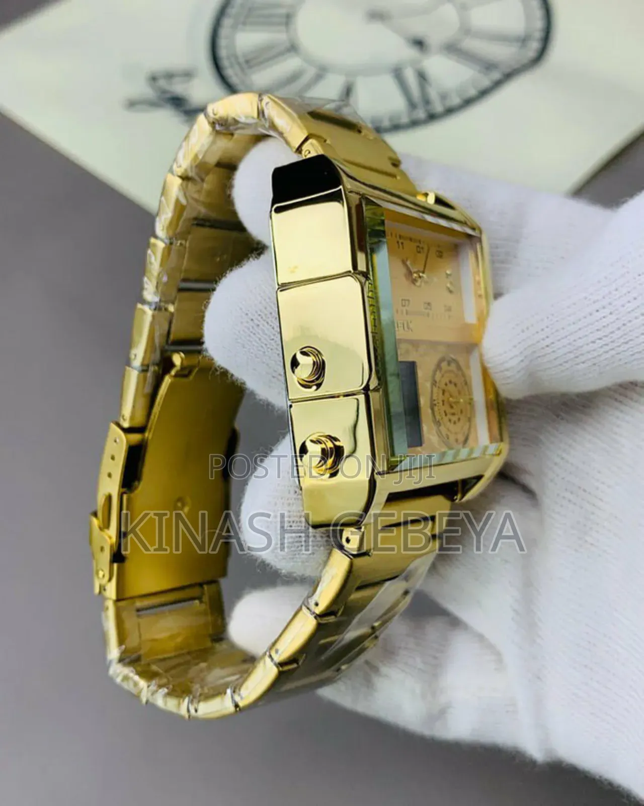 Fitron Luxury Square Bussiness Mens Watch