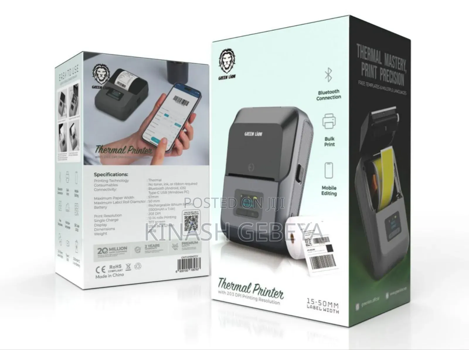 Green Lion Portable Thermal Printer