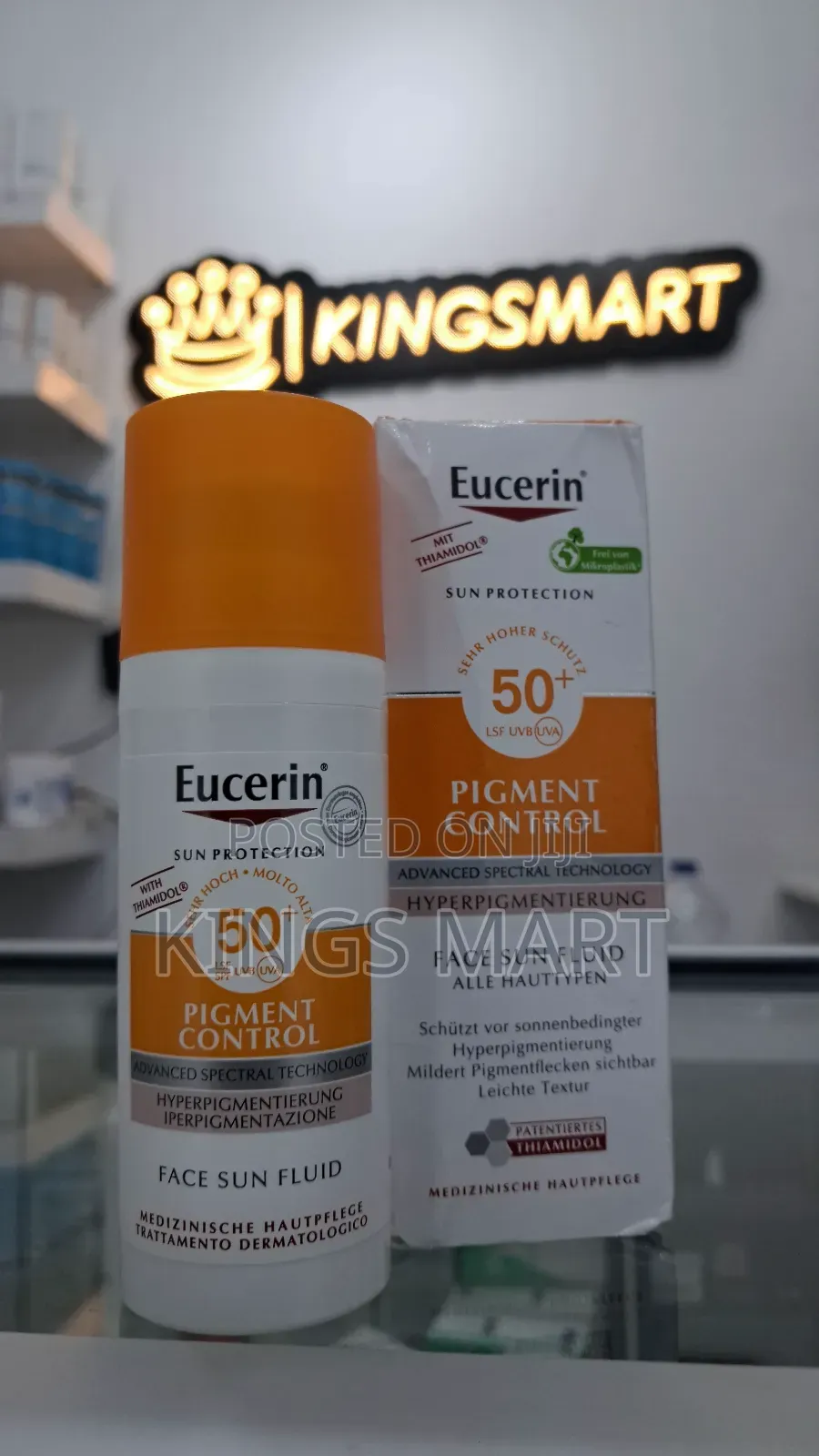 Pigment Control Face Sun Fluid 50+(Eucerin)