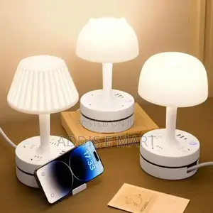 3 Light Color Desk Lamp All in One Table Lamp Socket