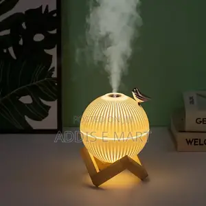 Photo - ቻርጅ ተደርጎ የሚሰራ Humidifier With LED Light