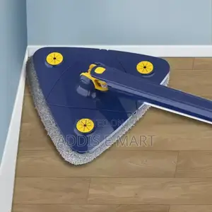 Photo - ለወለል ለግድግዳ ለመስታወት የሚሆን 360° Rotating Self Squeez Mop