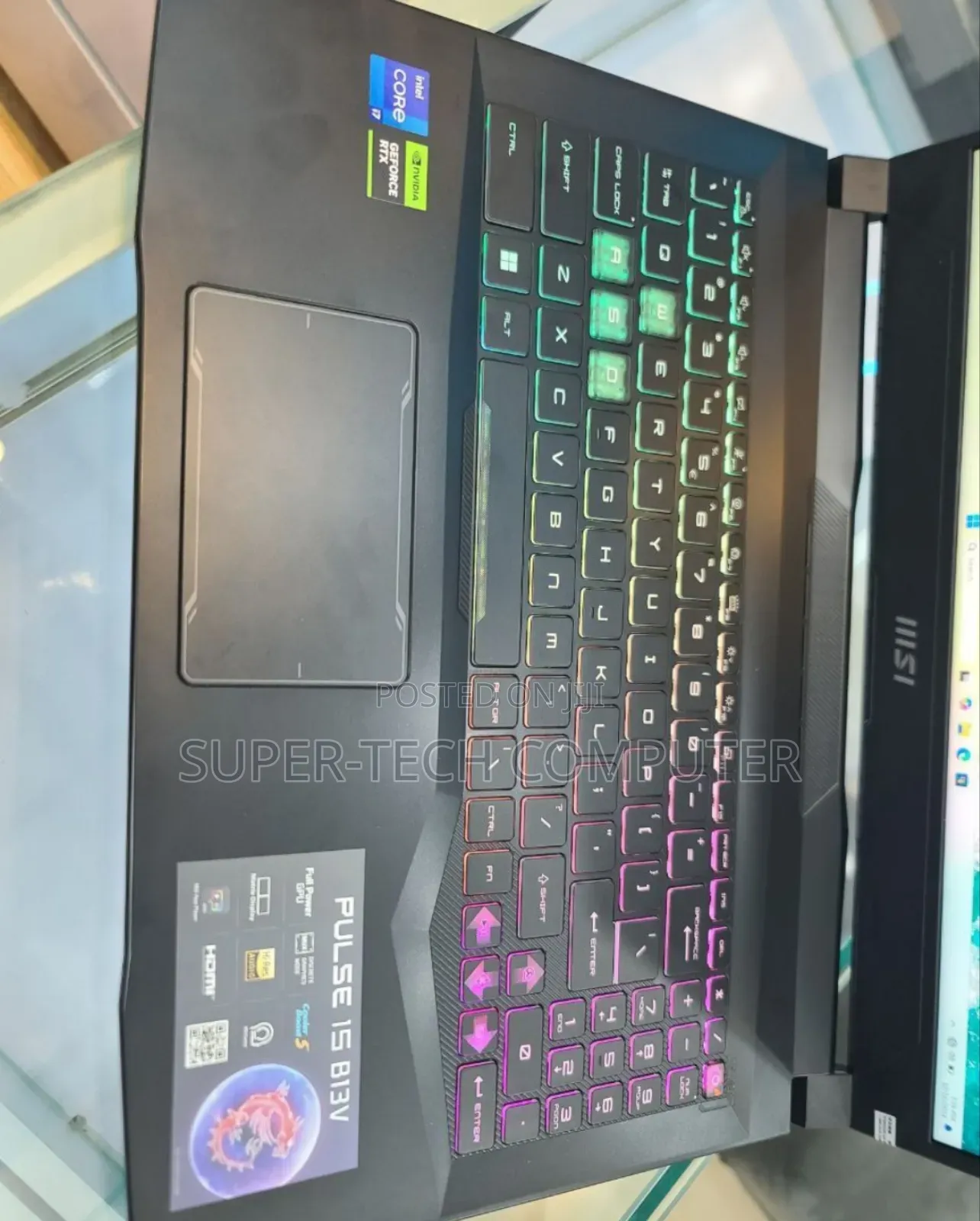 New Laptop MSI Pulse GL76 16GB Intel Core I7 SSD 1T