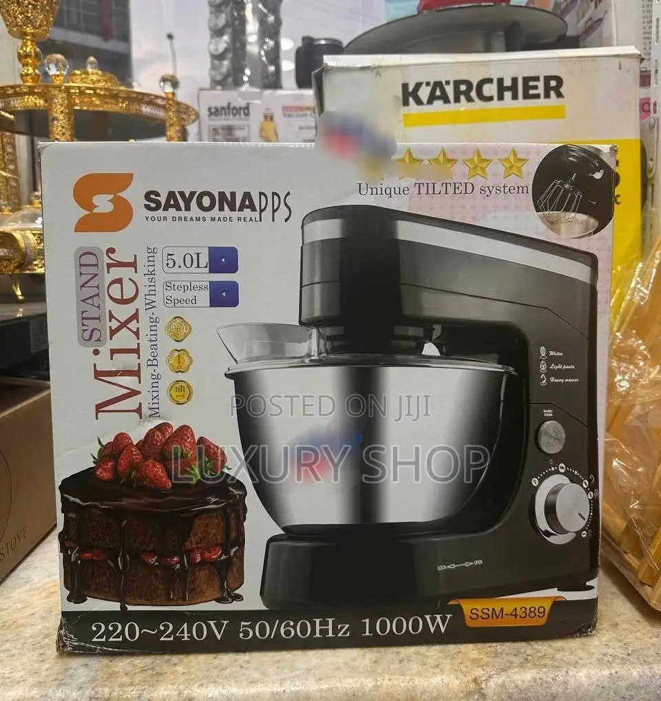 Sayona Stand Mixer// ሊጥ እና እንቁላል መቀላቀሊያ
