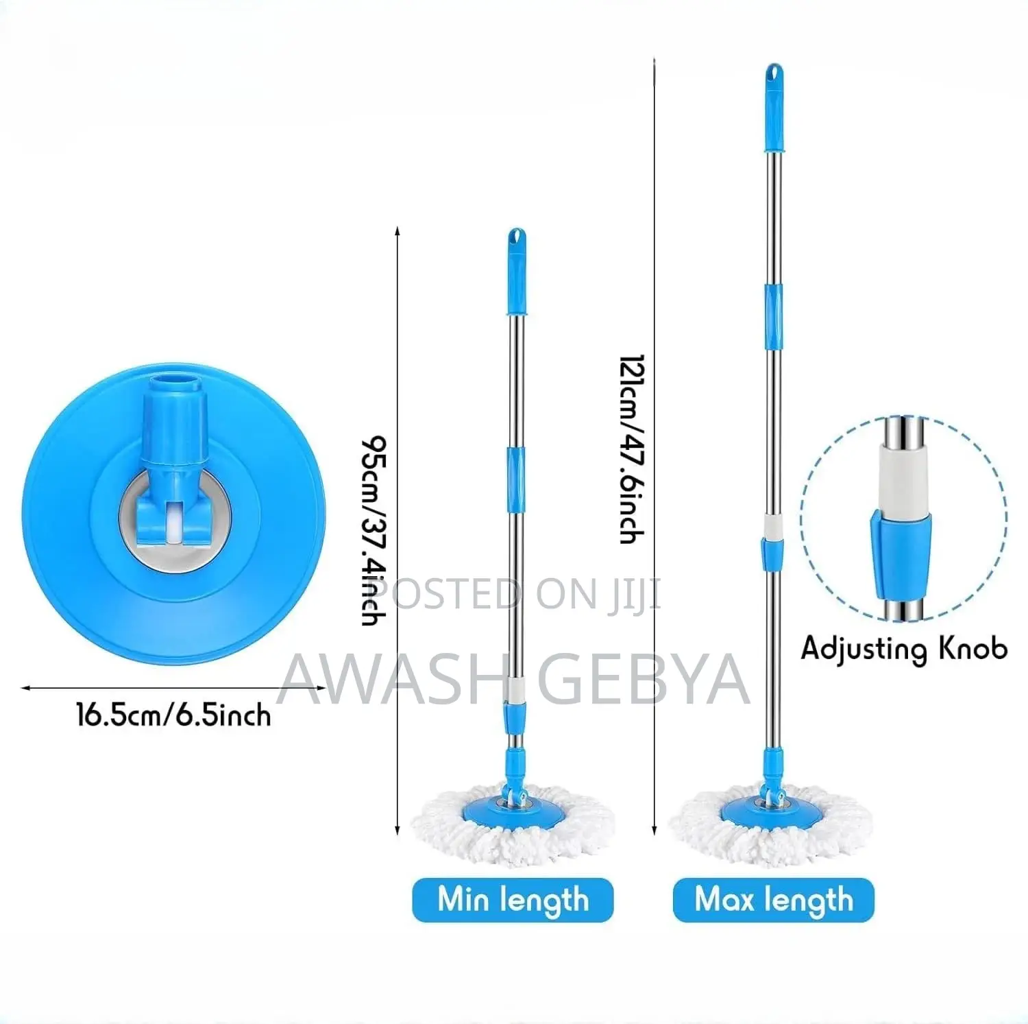 Telescopic Stainless Steel Majic Mop