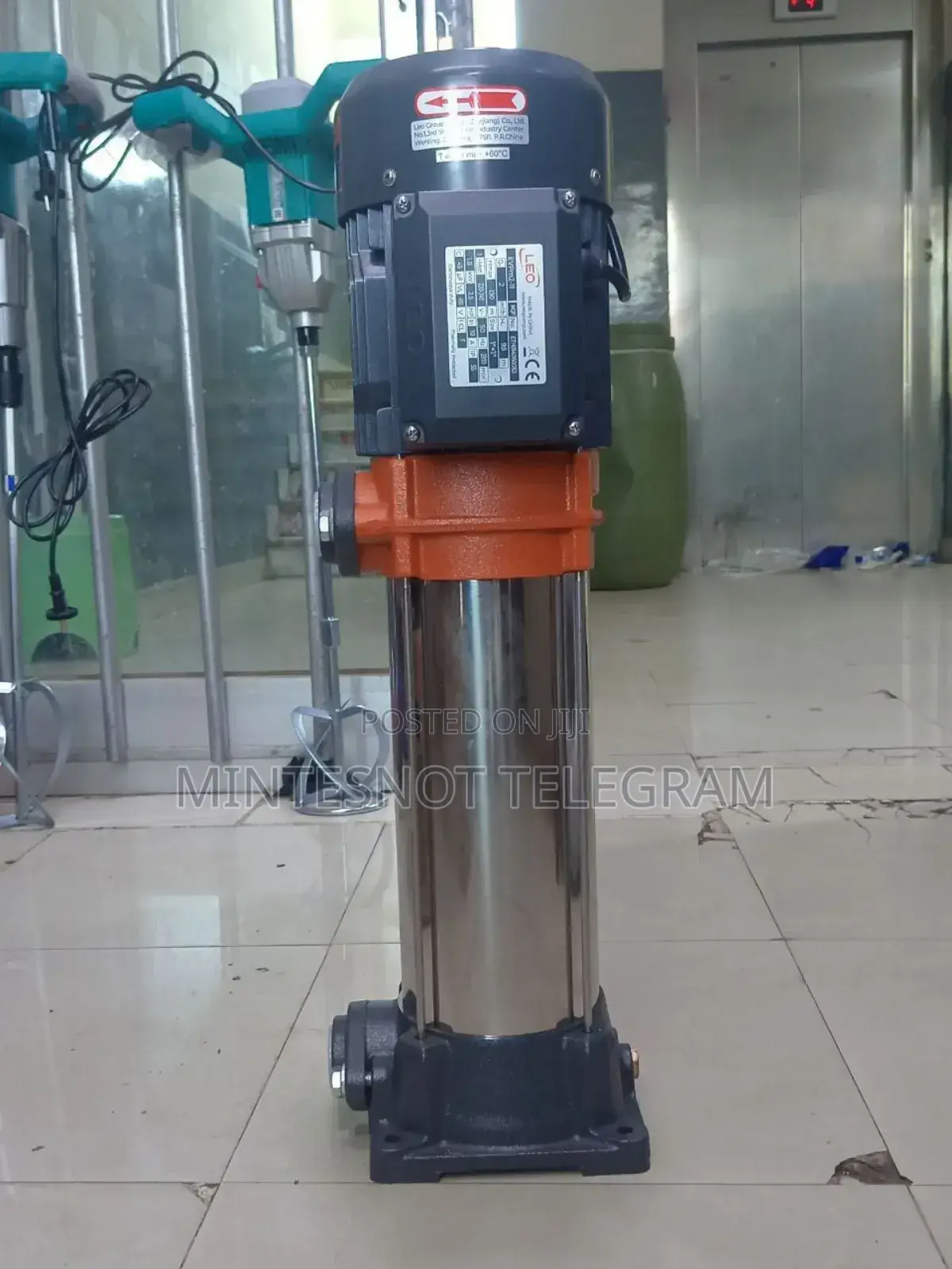 Vertical Water Pump የላቪያጆ ፖምፕ Vertical Pump