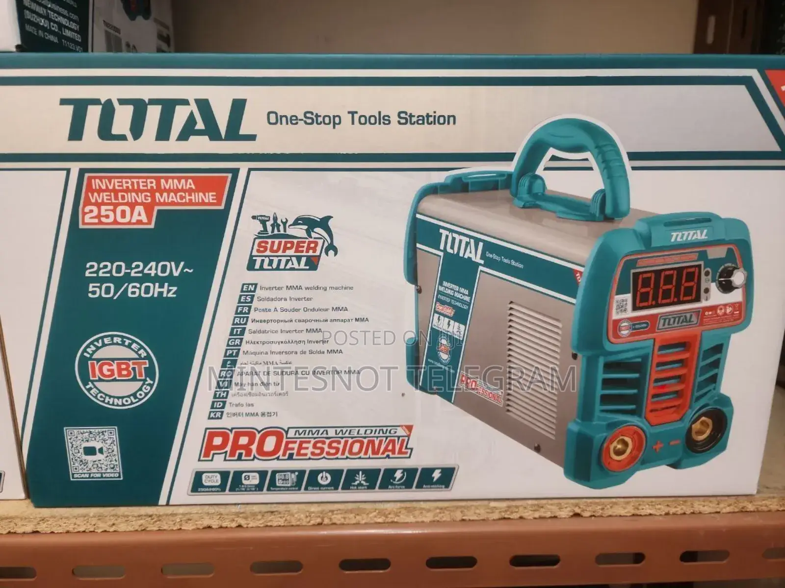 Total Welding Machine 250A የመበየጃ ማሽን 250A