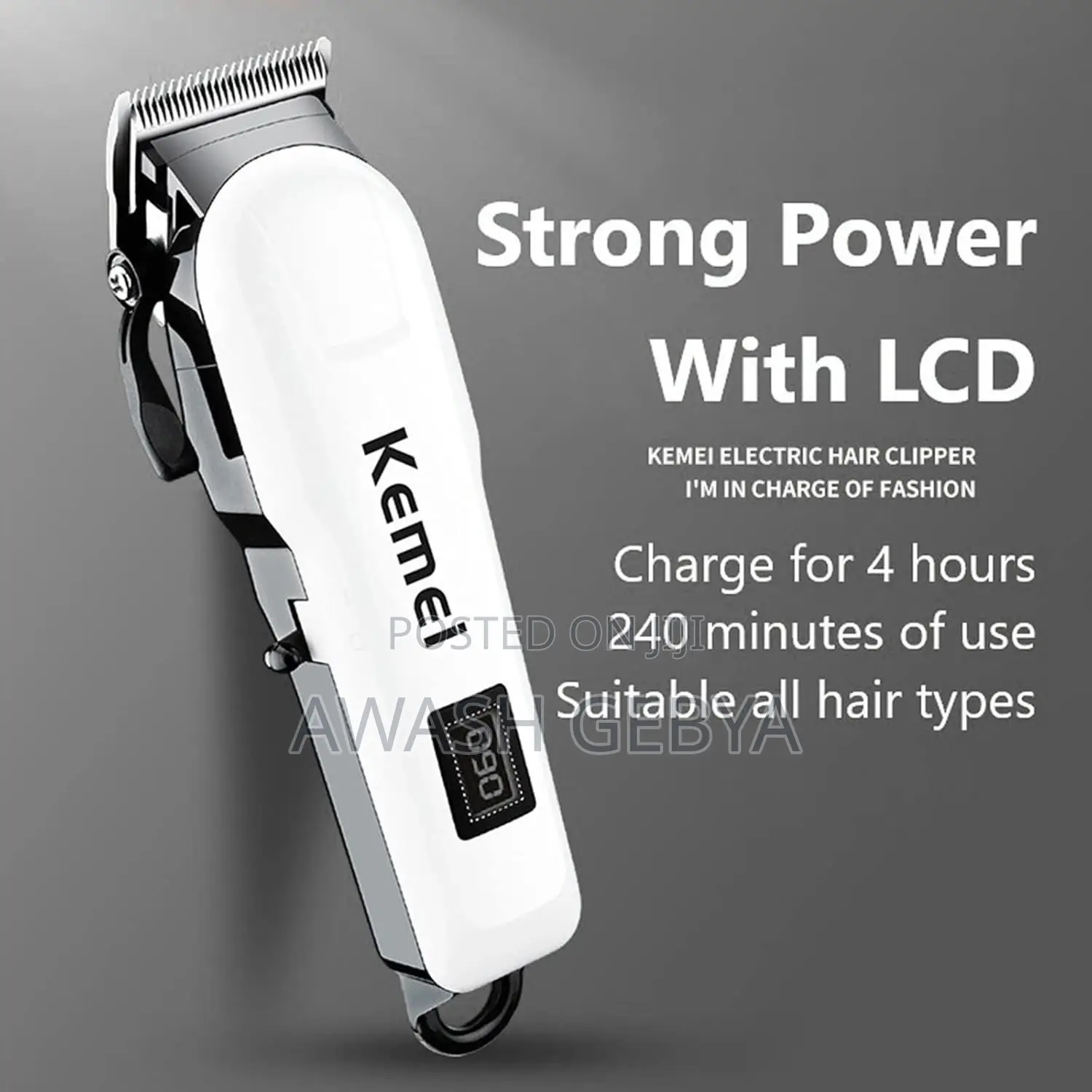 Kemei Professional Hair Clipper