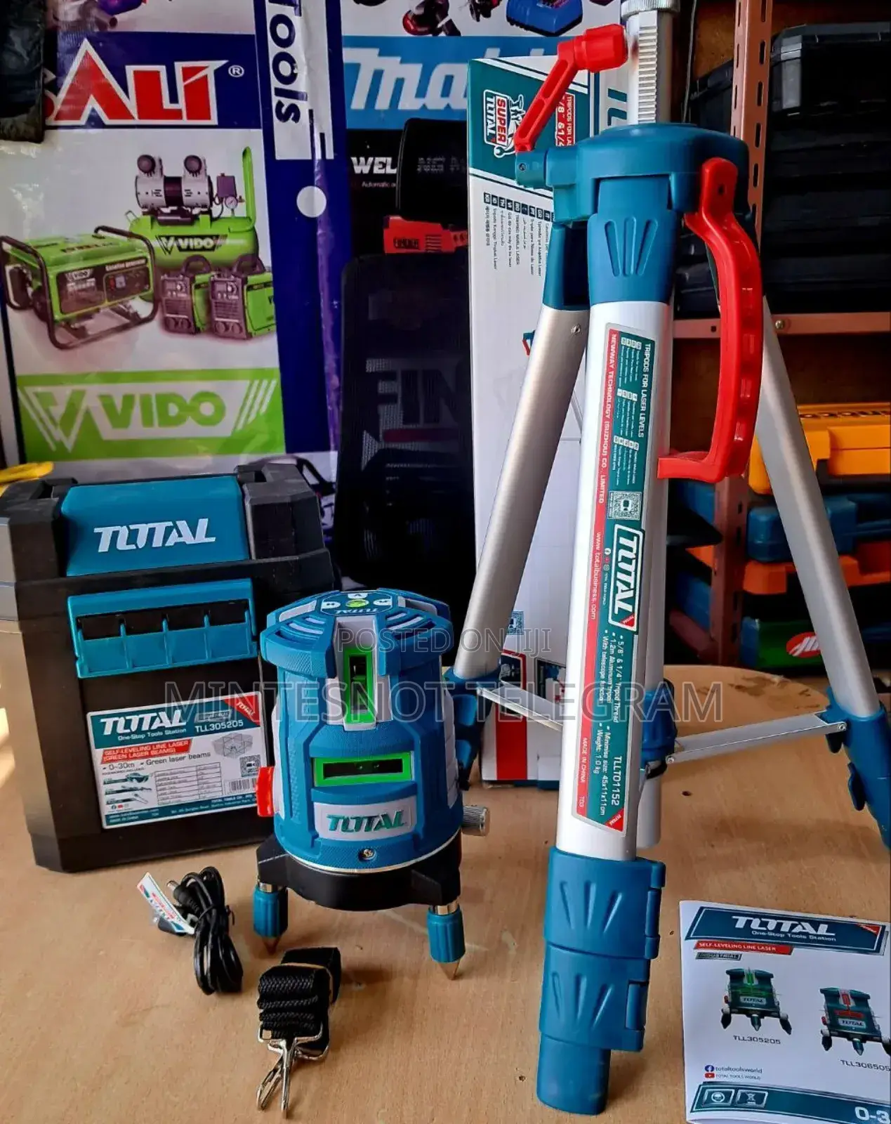 Total Laser Level With Stand