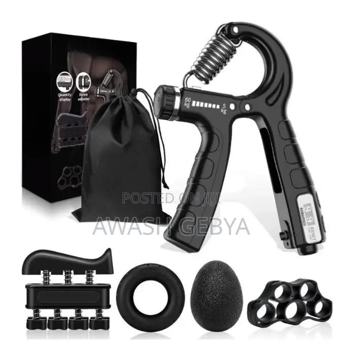 5pcs Hand Grip Strengthener Set Adjustable
