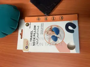 የሚነፋ የአንገት ትራስ Inflatable Neck Pillow for Travelers!