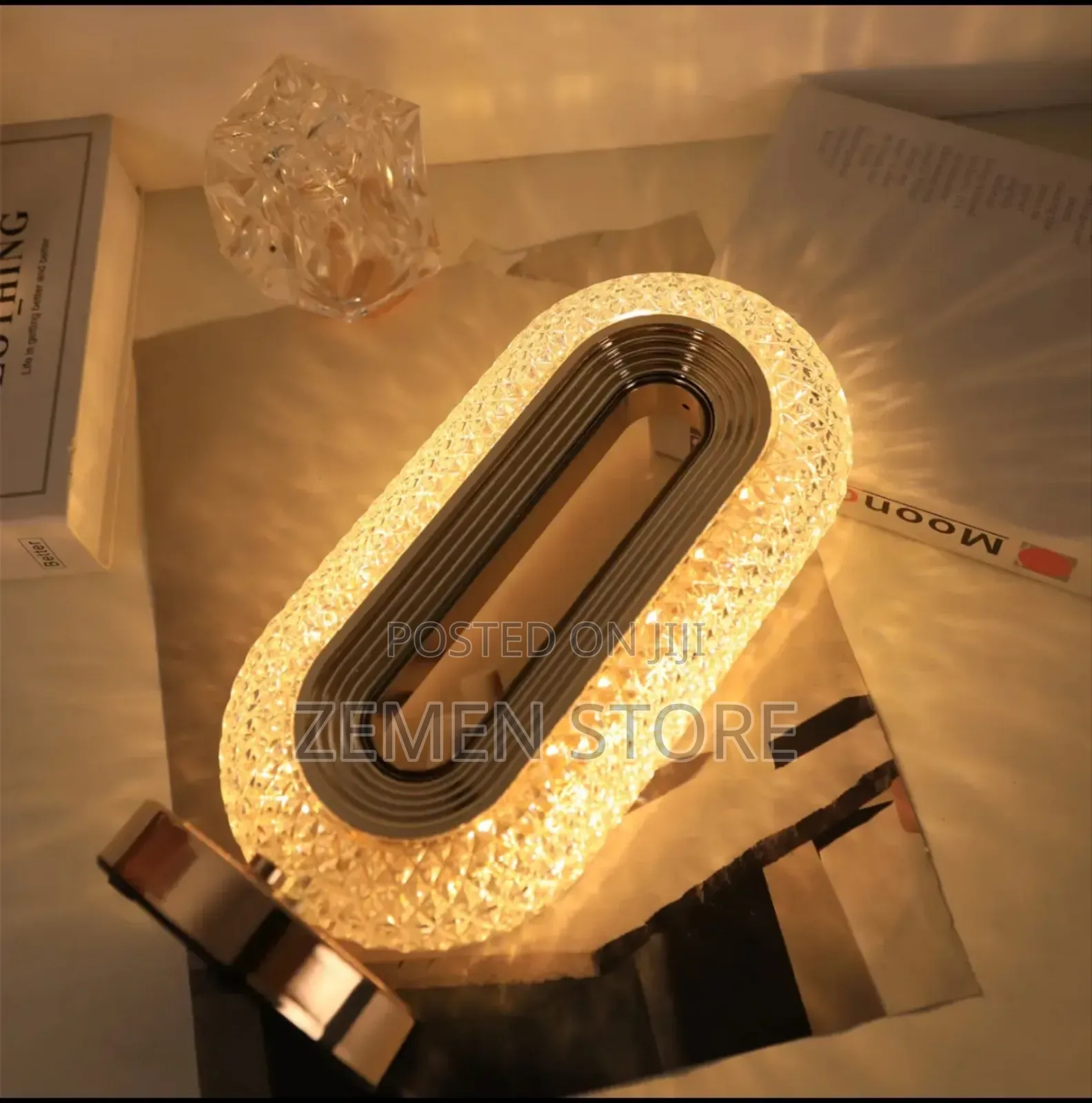 Crystal Quality Rechargeable Table Lamp