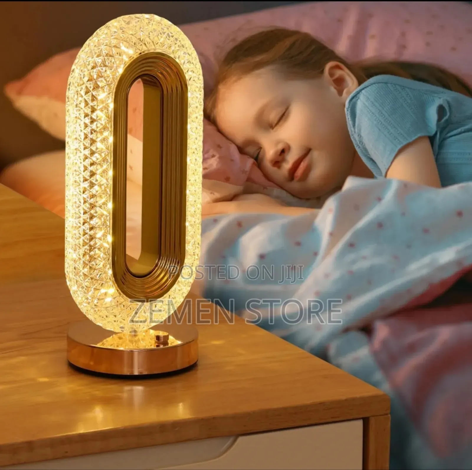 Crystal Quality Rechargeable Table Lamp