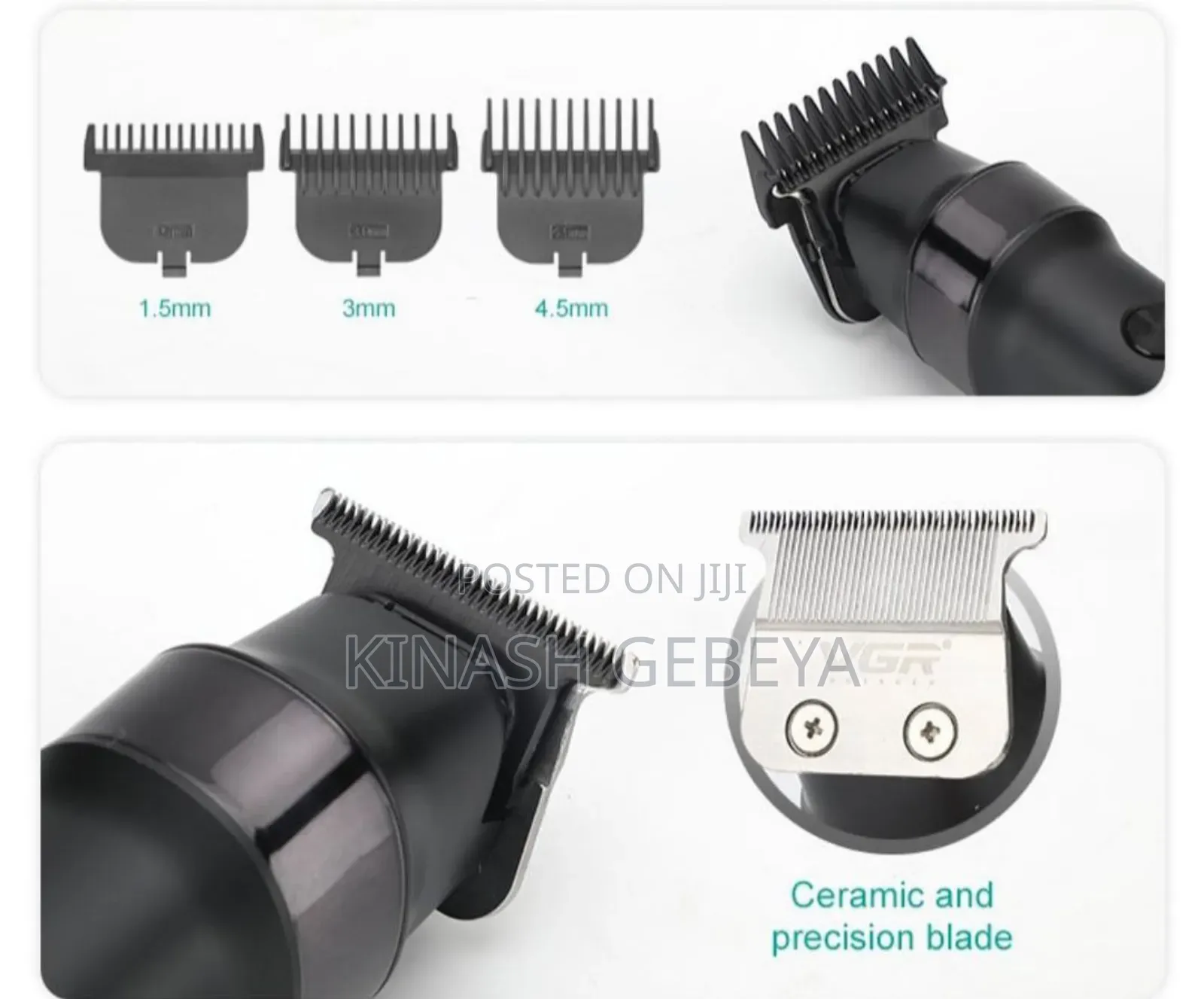 VGR Proffessional High Quality Hair Trimmer(የፀጉር ቶንዶስ)