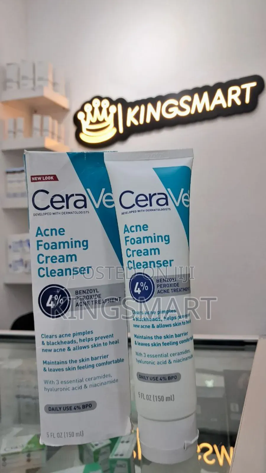 Cerave Acne Foaming Cream Cleanser With Free Delivery
