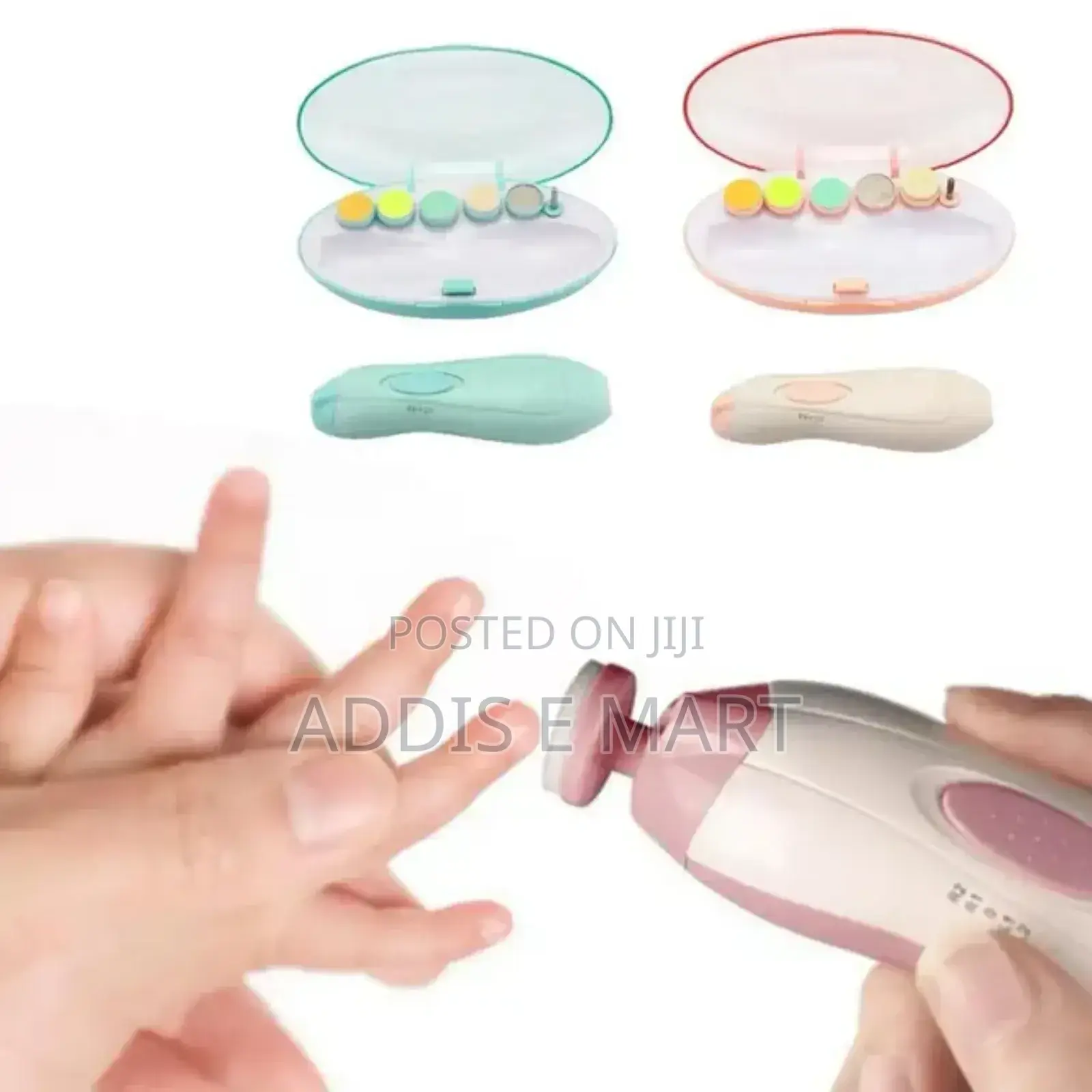 በባትሪ የሚሰራ Kids and Babies Nail Traimer