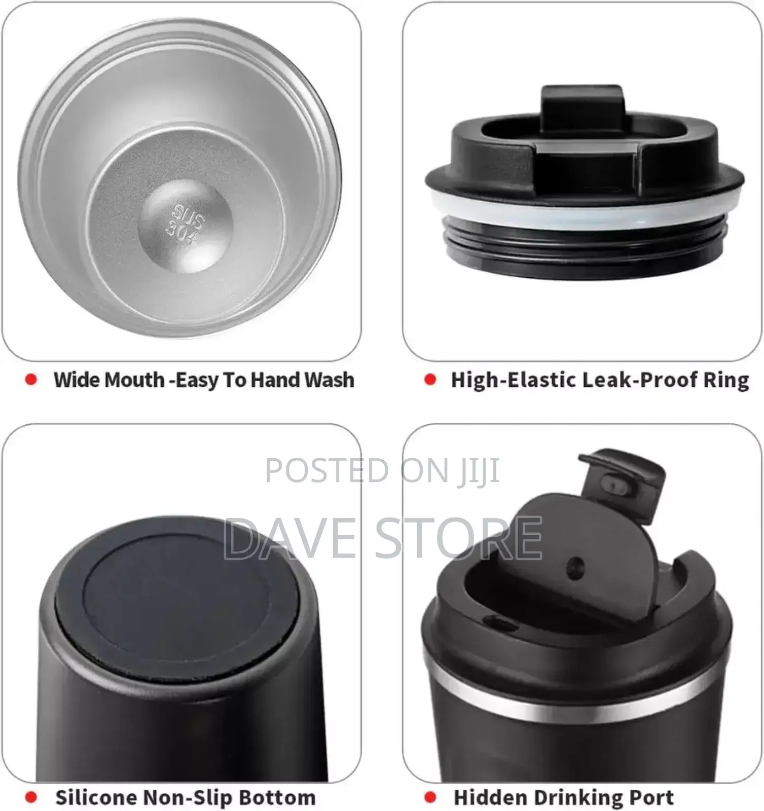 Smart LED Temperature Display Bottle