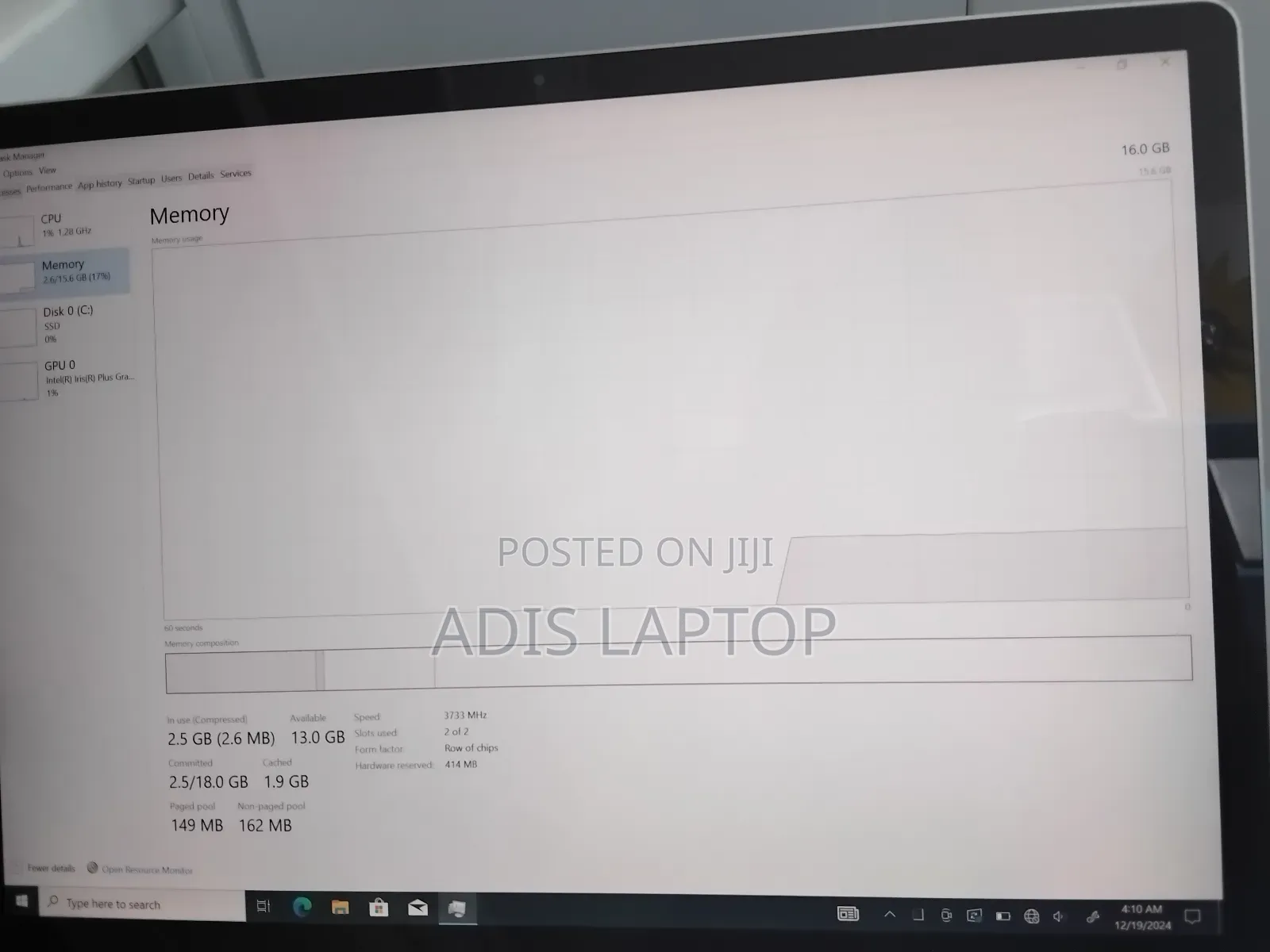 New Laptop Microsoft Surface 16GB Intel Core I7 SSD 512GB