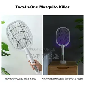 2in1 Electric Mosquito Killer Swatter Is an Electric Fly