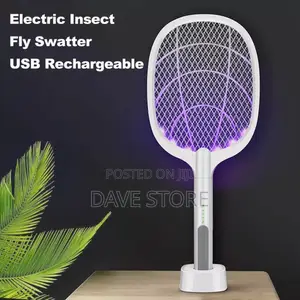 2in1 Electric Mosquito Killer Swatter Is an Electric Fly