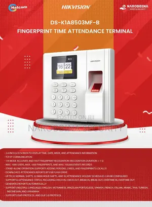 Photo - Hikvision Fingerprint Time Attendance Terminal