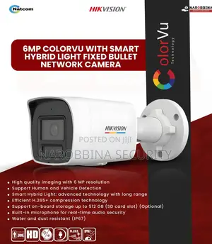 Photo - Hikvision 6MP Colorvu With Smart Hybrid Light Bullet Camera