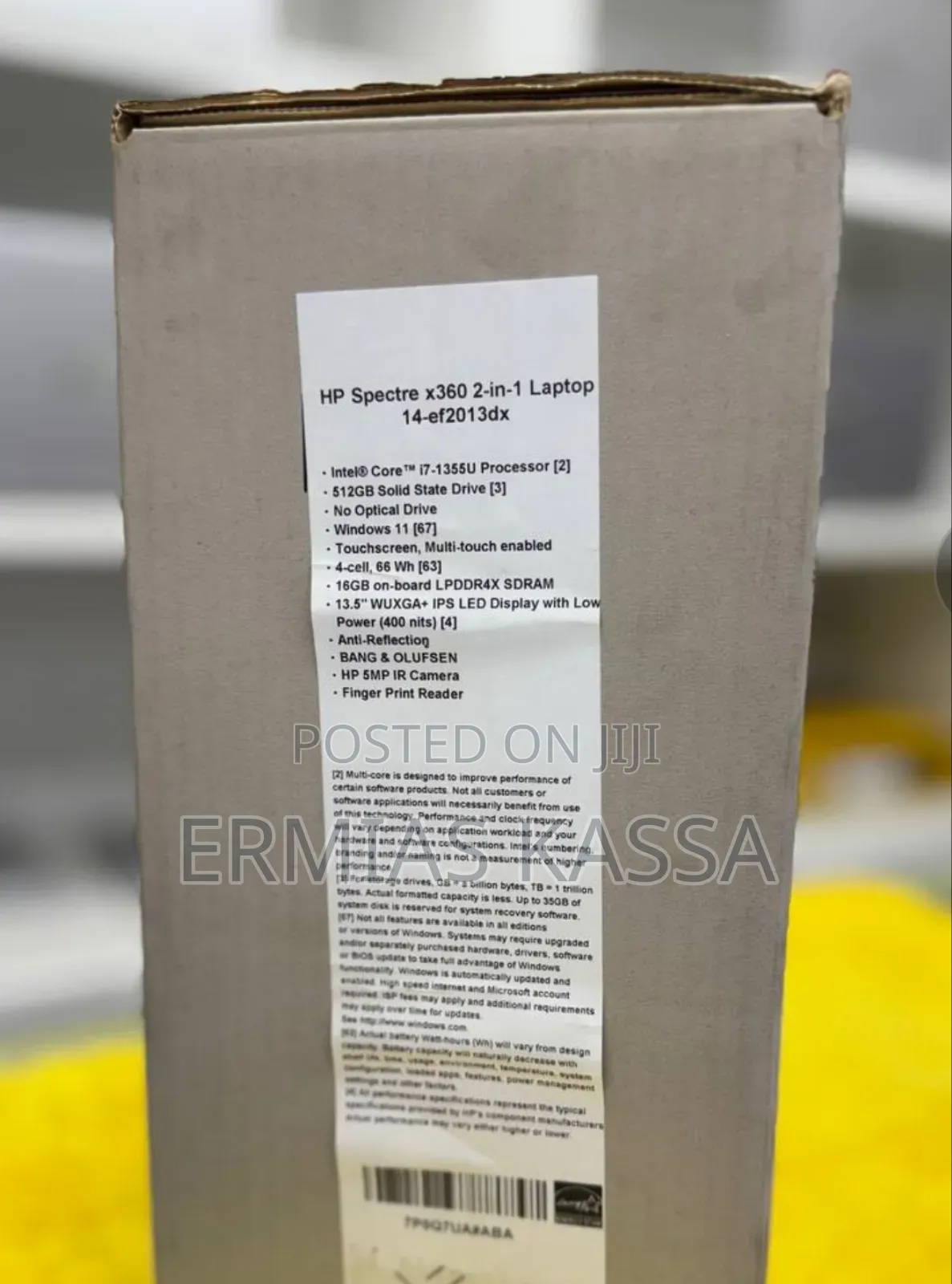 New Laptop HP Spectre X360 13t 16GB Intel Core I7 SSD 1T