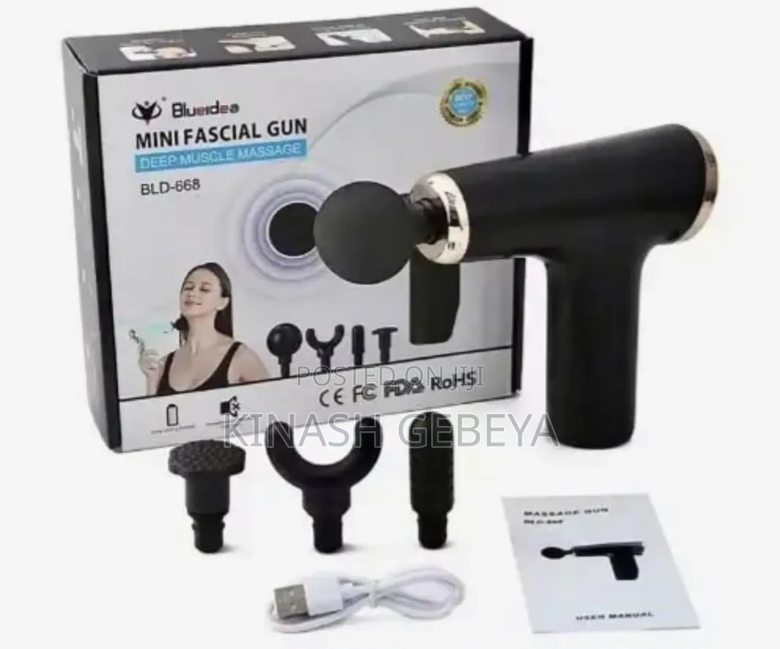 4 In 1 High Quality Massager Gun