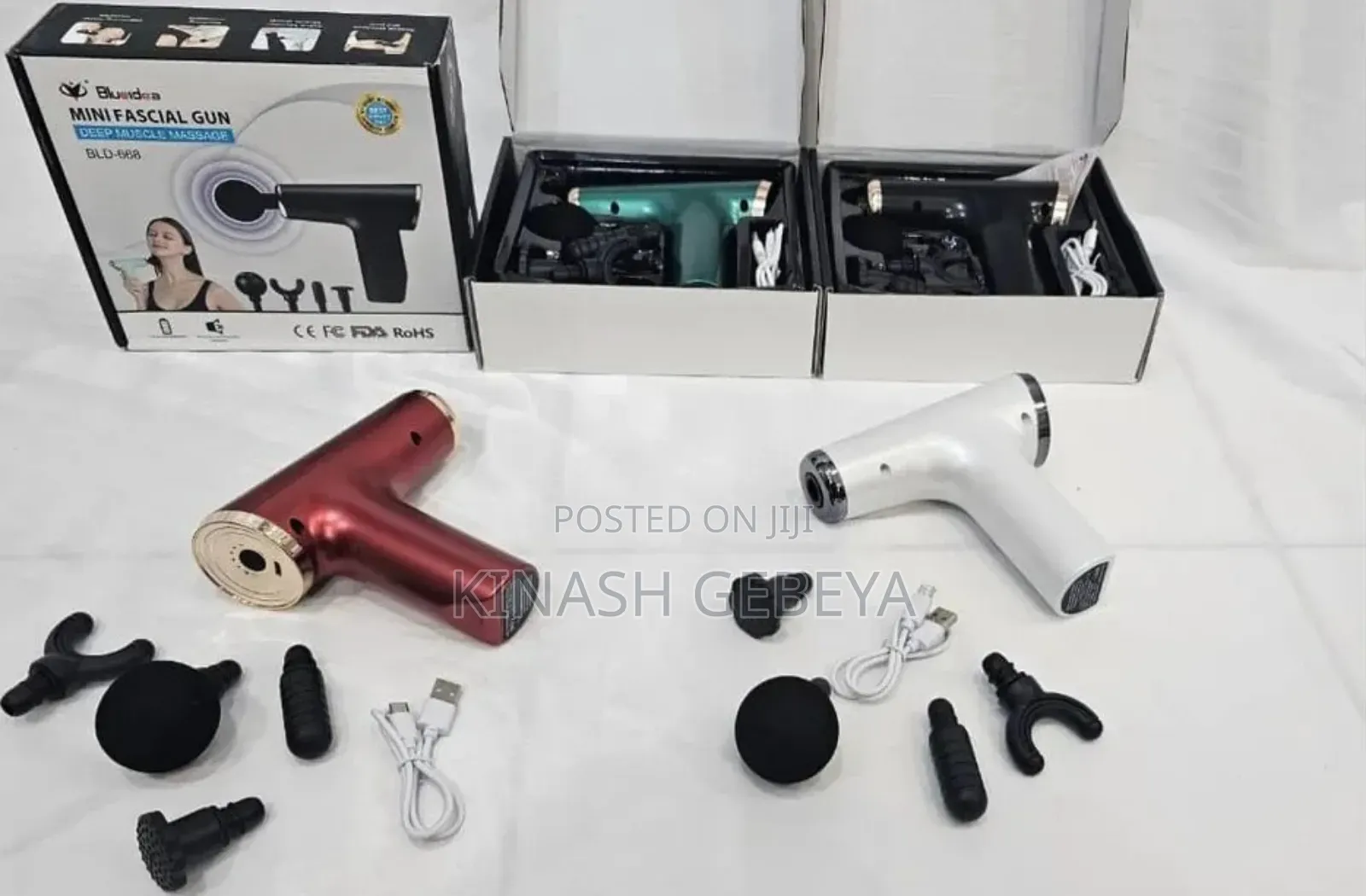 4 In 1 High Quality Massager Gun