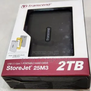 Photo - Brand New Transcend 2tb External HDD Storage Netac
