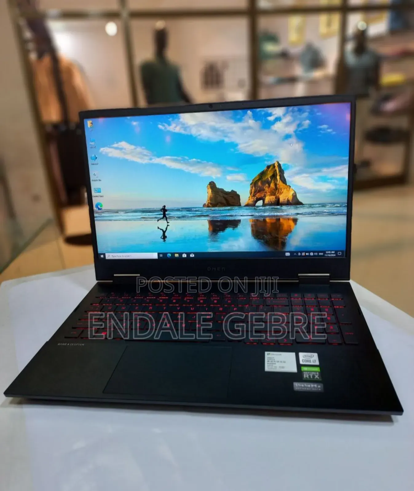 New Laptop HP Omen 15 16GB Intel Core I7 SSD 512GB