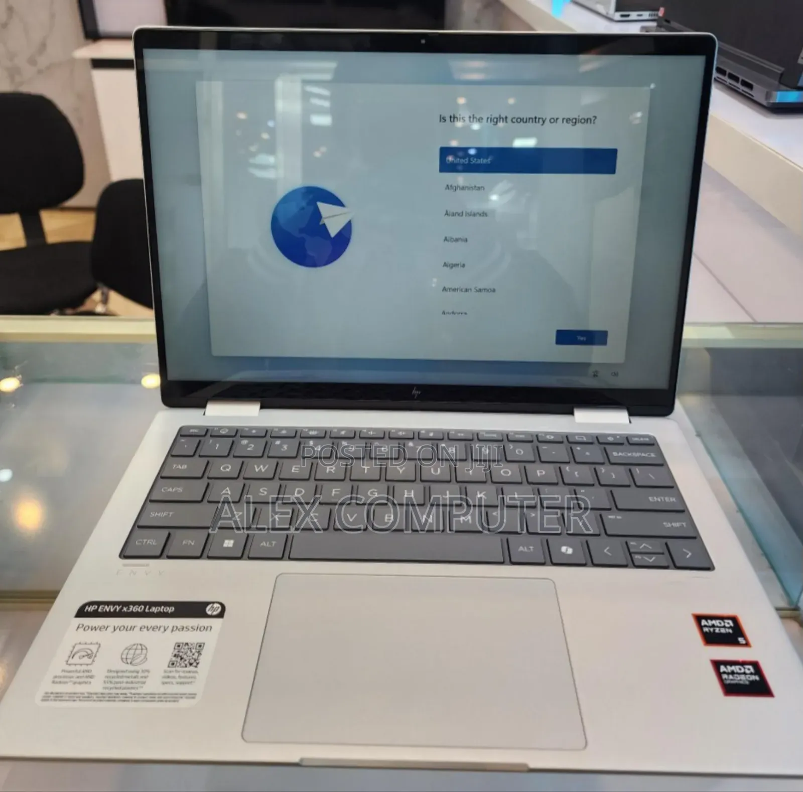 New Laptop HP Envy X360 16GB AMD Ryzen 5 SSD 512GB