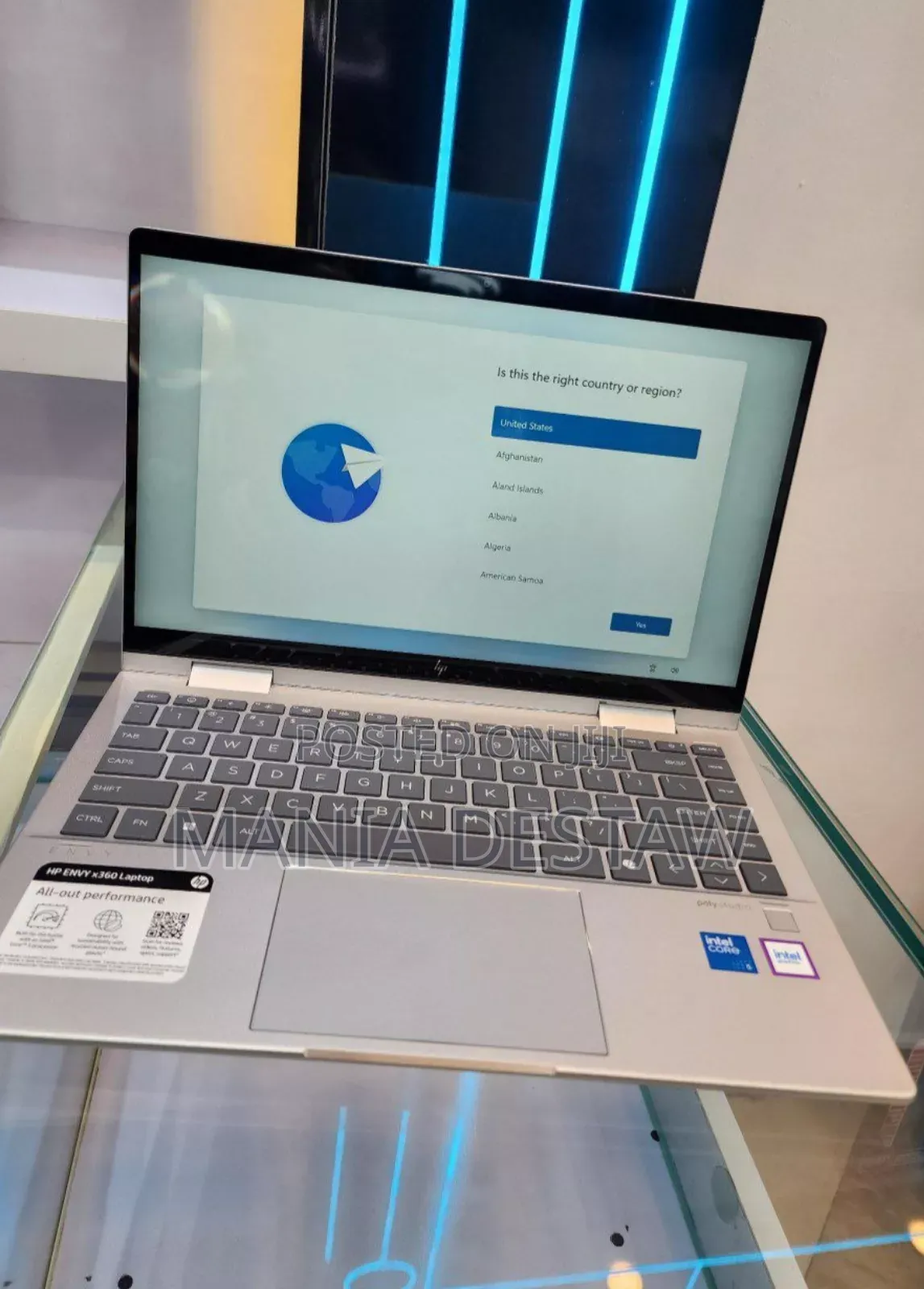 New Laptop HP Envy X360 8GB Intel Core I5 SSD 512GB